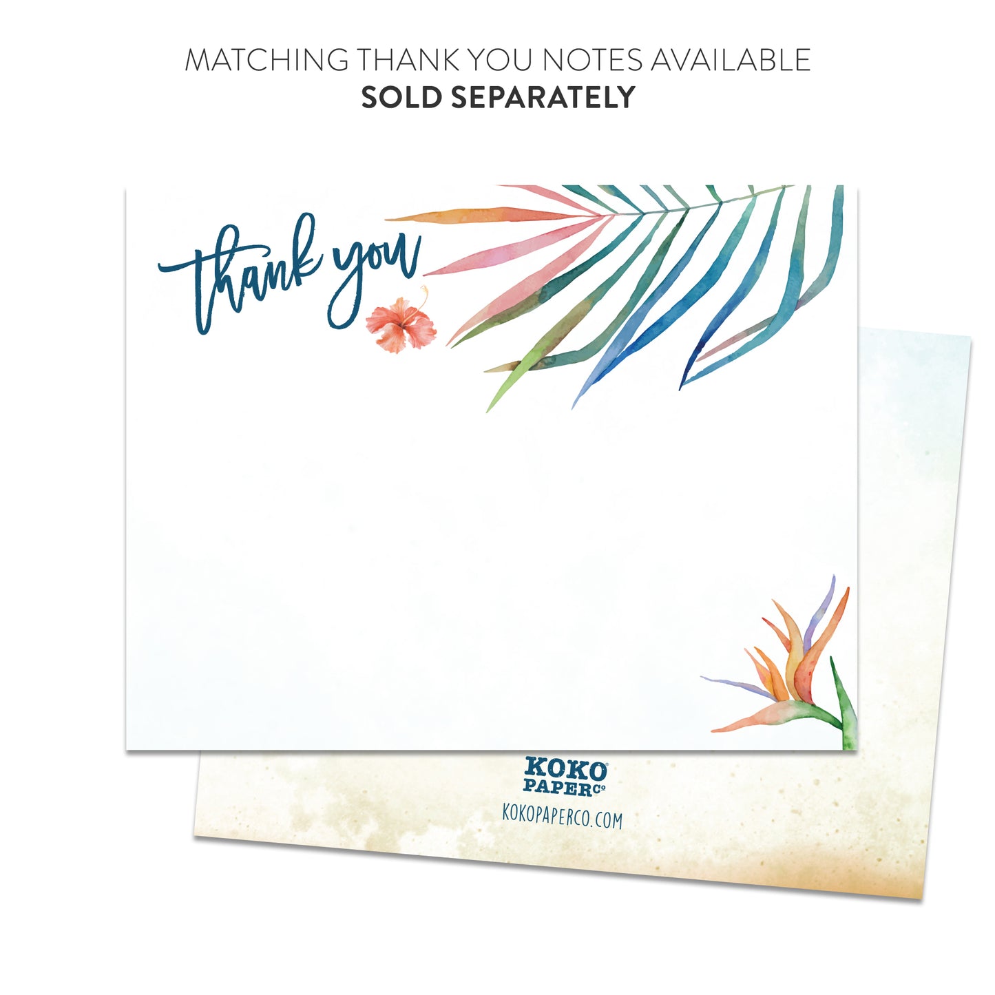 Tropical Paradise Invitations