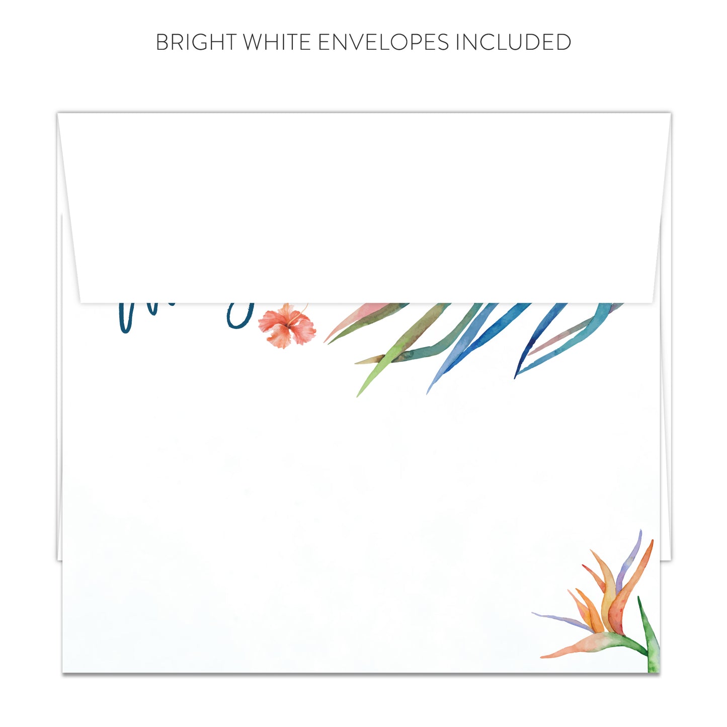 Tropical Paradise Thank You Cards (Flat)