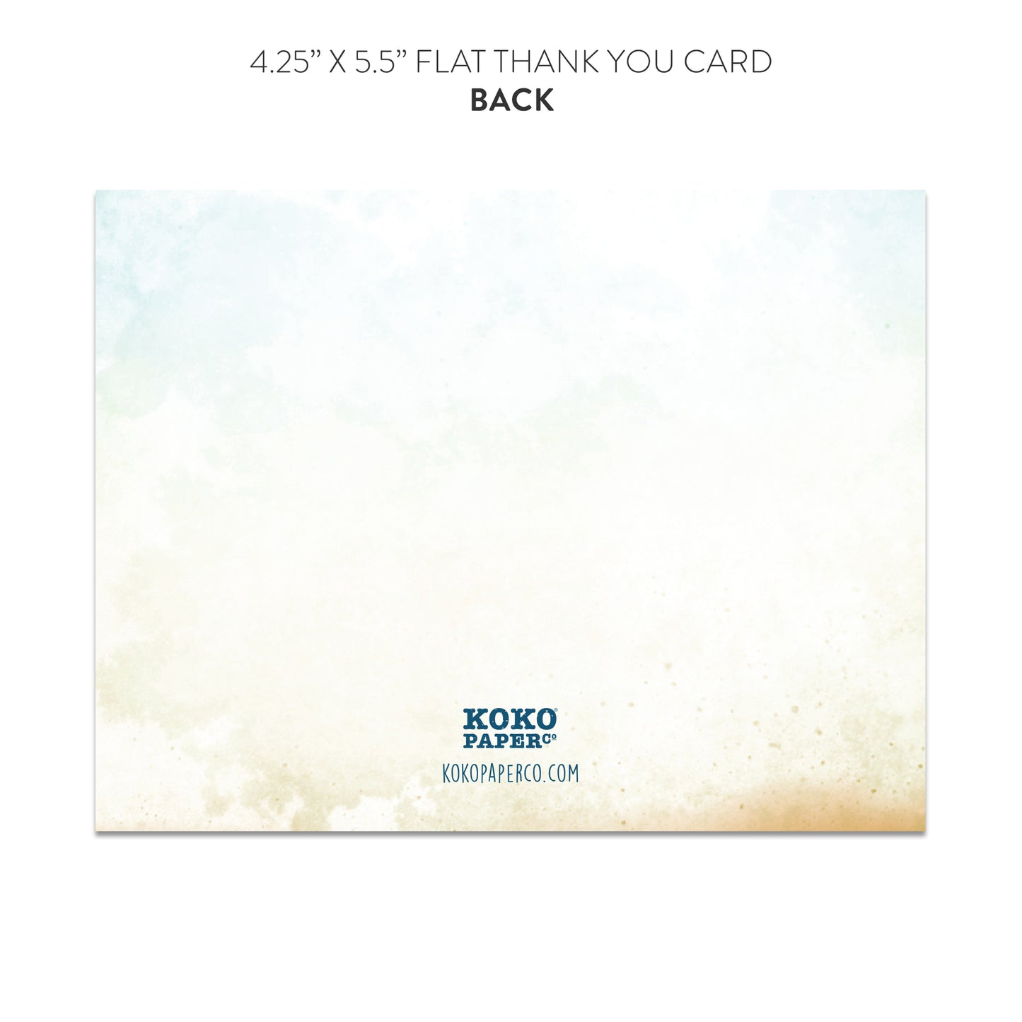 Tropical Paradise Thank You Cards (Flat)