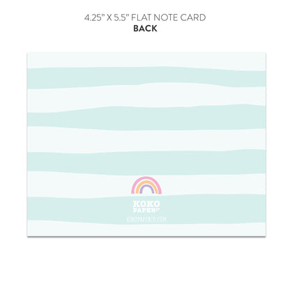 Unicorn Blank Note Cards (Flat)