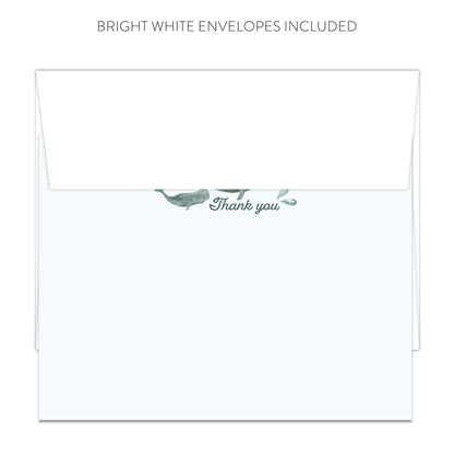 Whale Thank You Cards (Flat)