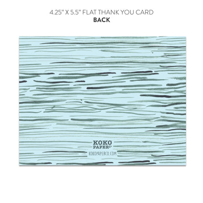 Whale Thank You Cards (Flat)